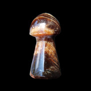 Chocolate Calcite Mushroom 32-35mm 14-18g in sunlight - Rocks and Things Store