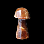 Chocolate Calcite Mushroom 32-35mm 14-18g in sunlight - Rocks and Things Store