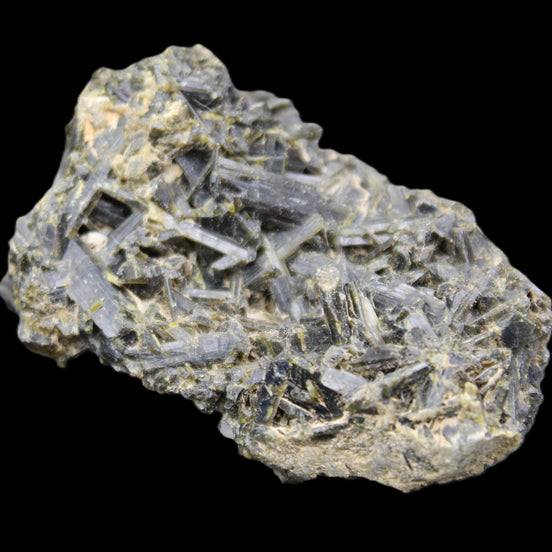 Epidote cluster specimen 80*50*42mm 181g in sunlight - Rocks and Things Store