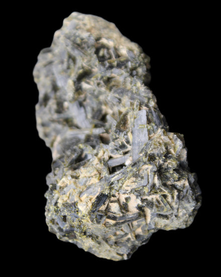 Epidote cluster specimen 80*50*42mm 181g in sunlight - Rocks and Things Store