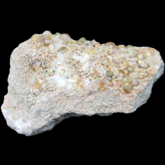 Peridot on matrix 37*34*27mm 48g in sunlight - Rocks and Things Store