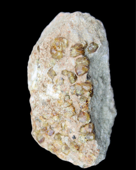 Peridot on matrix 37*34*27mm 48g in sunlight - Rocks and Things Store