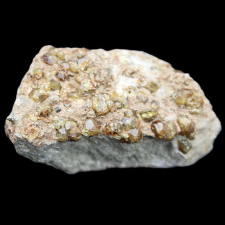 Peridot on matrix 37*34*27mm 48g in sunlight - Rocks and Things Store