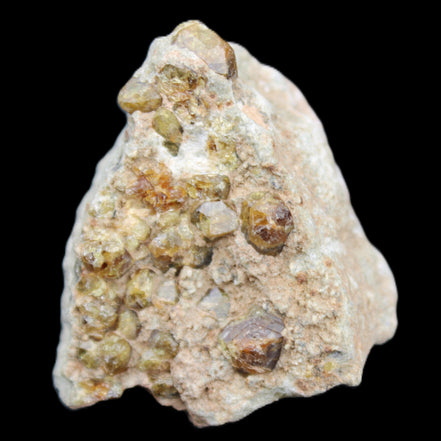 Peridot on matrix 51*33*23mm 77g in sunlight - Rocks and Things Store