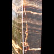 Chocolate Calcite obelisk 120*40*30mm 359g in sunlight - Rocks and Things Store