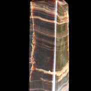 Chocolate Calcite obelisk 120*40*30mm 359g in sunlight - Rocks and Things Store