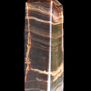 Chocolate Calcite obelisk 120*40*30mm 359g in sunlight - Rocks and Things Store