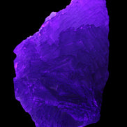 Stepped Clear, Blue and Purple Fluorite cluster 185*135*79mm 1349g in UV light - Rocks and Things Store