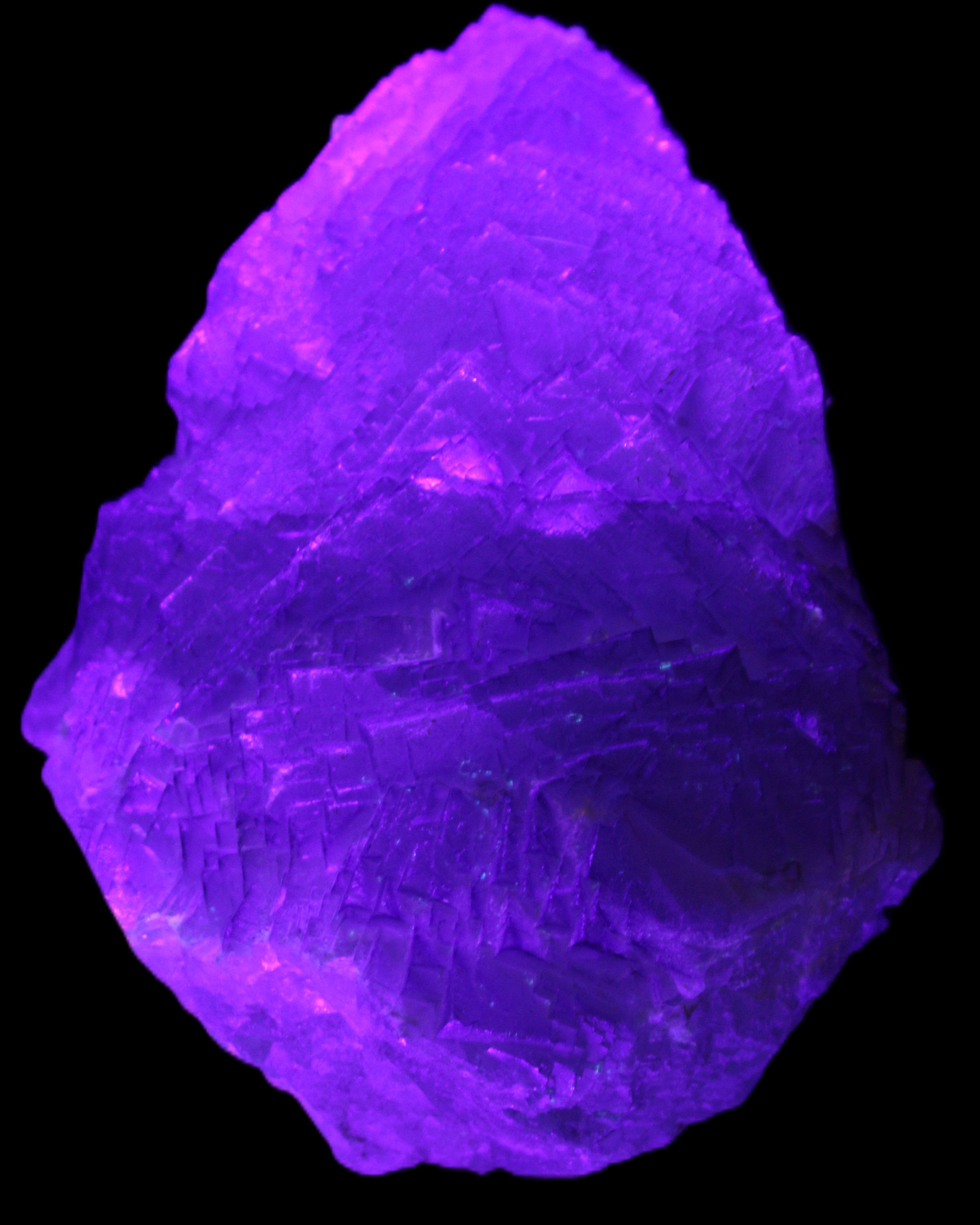 Stepped Clear, Blue and Purple Fluorite cluster 185*135*79mm 1349g in sunlight - Rocks and Things Store
