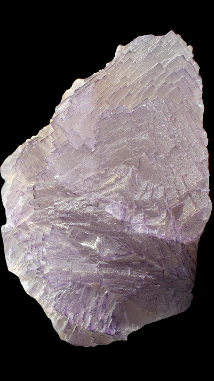 Stepped Clear, Blue and Purple Fluorite cluster 185*135*79mm 1349g in sunlight - Rocks and Things Store