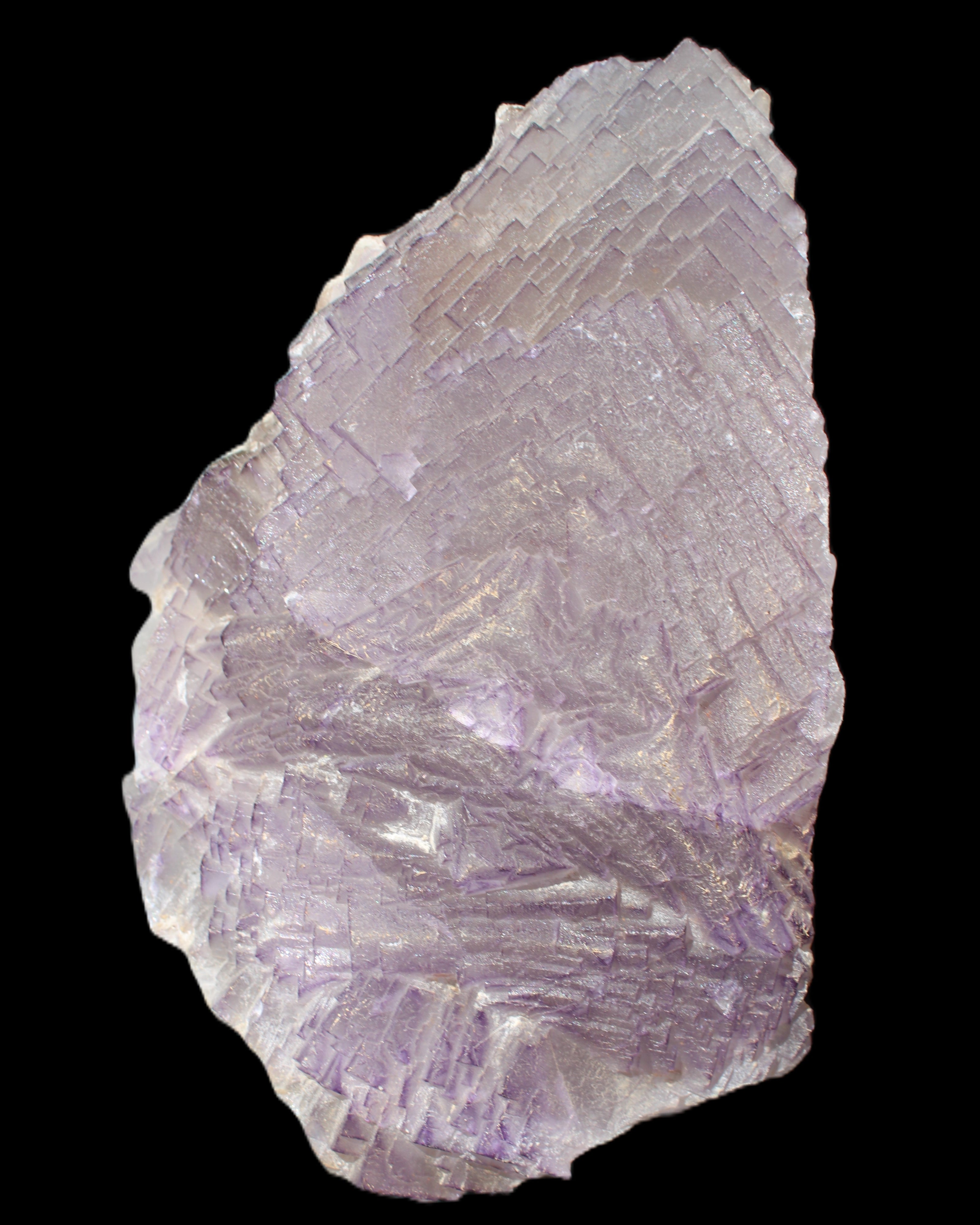 Stepped Clear, Blue and Purple Fluorite cluster 185*135*79mm 1349g in sunlight - Rocks and Things Store