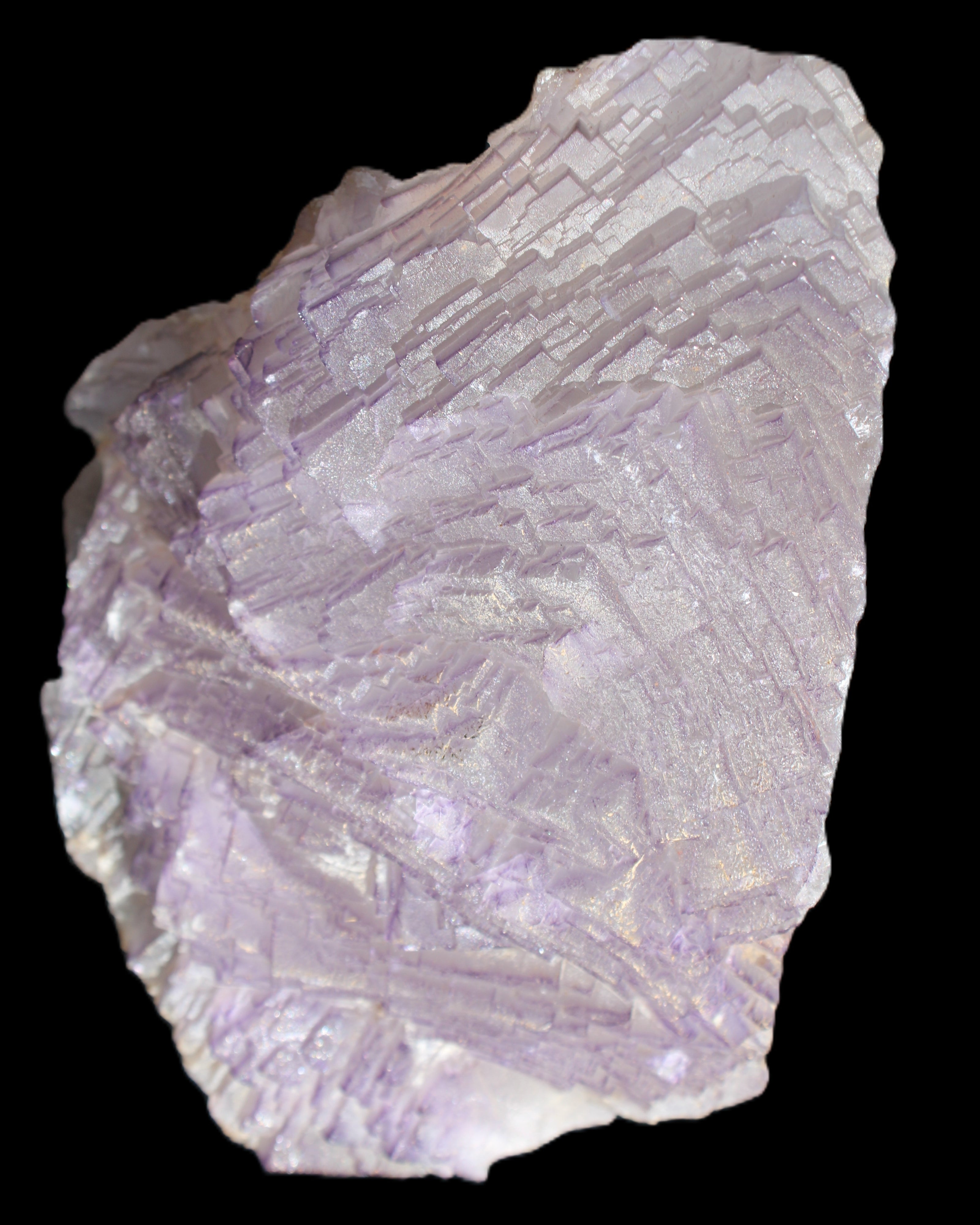 Stepped Clear, Blue and Purple Fluorite cluster 185*135*79mm 1349g in sunlight - Rocks and Things Store