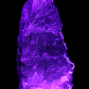 Fluorite snow steppes 137*55*65mm 1080g in UV light - Rocks and Things Store