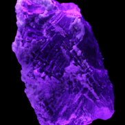 Fluorite snow steppes 137*55*65mm 1080g in UV light - Rocks and Things Store