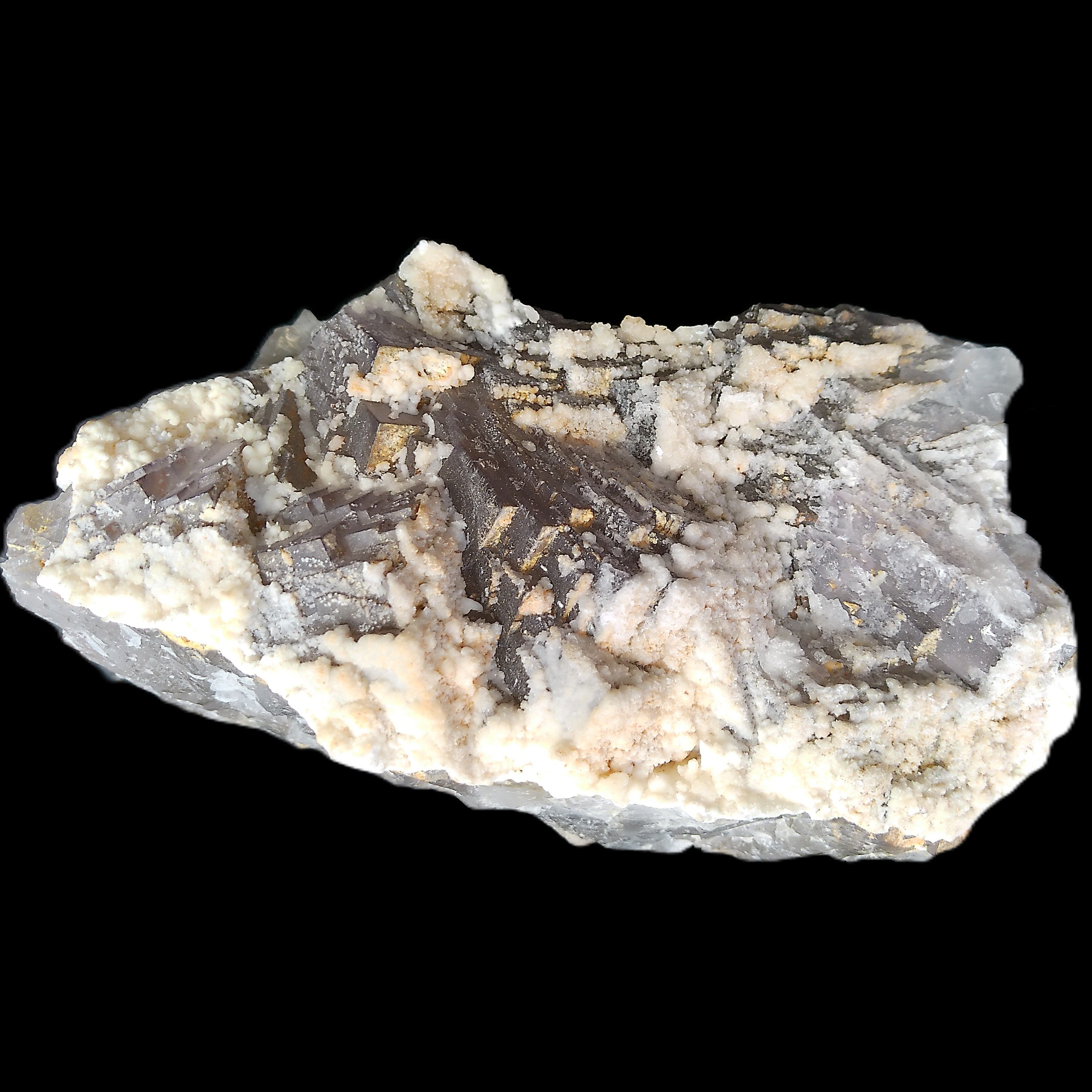 Fluorite snow steppes 137*55*65mm 1080g in sunlight - Rocks and Things Store