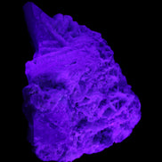 Green and Pink Tourmaline in Lepidolite, Feldspar and Quartz matrix 150*131*60mm 1204g in UV light - Rocks and Things Store