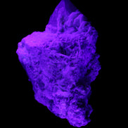 Green and Pink Tourmaline in Lepidolite, Feldspar and Quartz matrix 150*131*60mm 1204g in UV light - Rocks and Things Store