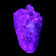 Green and Pink Tourmaline in Lepidolite, Feldspar and Quartz matrix 150*131*60mm 1204g in UV light - Rocks and Things Store