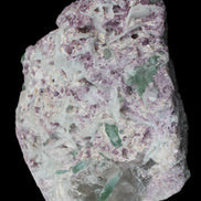 Green and Pink Tourmaline in Lepidolite, Feldspar and Quartz matrix 150*131*60mm 1204g in sunlight - Rocks and Things Store