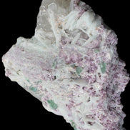 Green and Pink Tourmaline in Lepidolite, Feldspar and Quartz matrix 150*131*60mm 1204g in sunlight - Rocks and Things Store