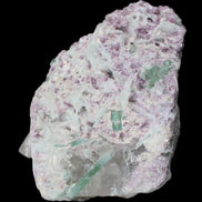 Green and Pink Tourmaline in Lepidolite, Feldspar and Quartz matrix 150*131*60mm 1204g in sunlight - Rocks and Things Store