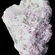 Green and Pink Tourmaline in Lepidolite, Feldspar and Quartz matrix 150*131*60mm 1204g in sunlight - Rocks and Things Store