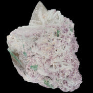 Green and Pink Tourmaline in Lepidolite, Feldspar and Quartz matrix 150*131*60mm 1204g in sunlight - Rocks and Things Store