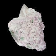 Green and Pink Tourmaline in Lepidolite, Feldspar and Quartz matrix 150*131*60mm 1204g in sunlight - Rocks and Things Store