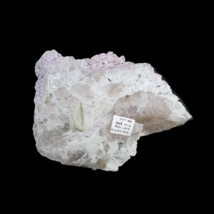 Green and Pink Tourmaline in Lepidolite, Feldspar and Quartz matrix 150*131*60mm 1204g in sunlight - Rocks and Things Store