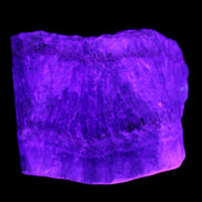 Awesome Blue Aragonite 100*83*71mm 1035g in UV light - Rocks and Things Store