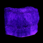 Awesome Blue Aragonite 100*83*71mm 1035g in UV light - Rocks and Things Store