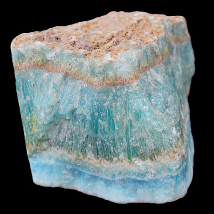 Awesome Blue Aragonite 100*83*71mm 1035g in sunlight - Rocks and Things Store