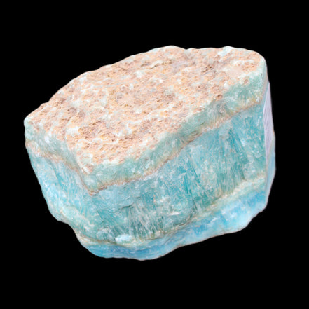 Awesome Blue Aragonite 100*83*71mm 1035g in sunlight - Rocks and Things Store