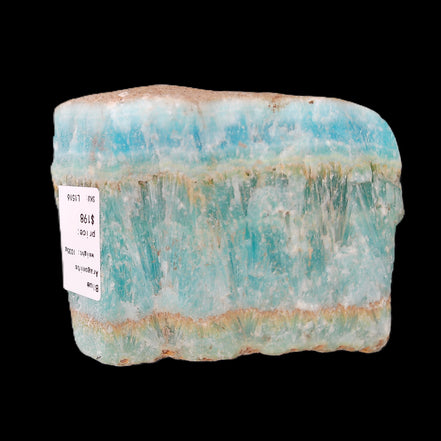 Awesome Blue Aragonite 100*83*71mm 1035g in sunlight - Rocks and Things Store