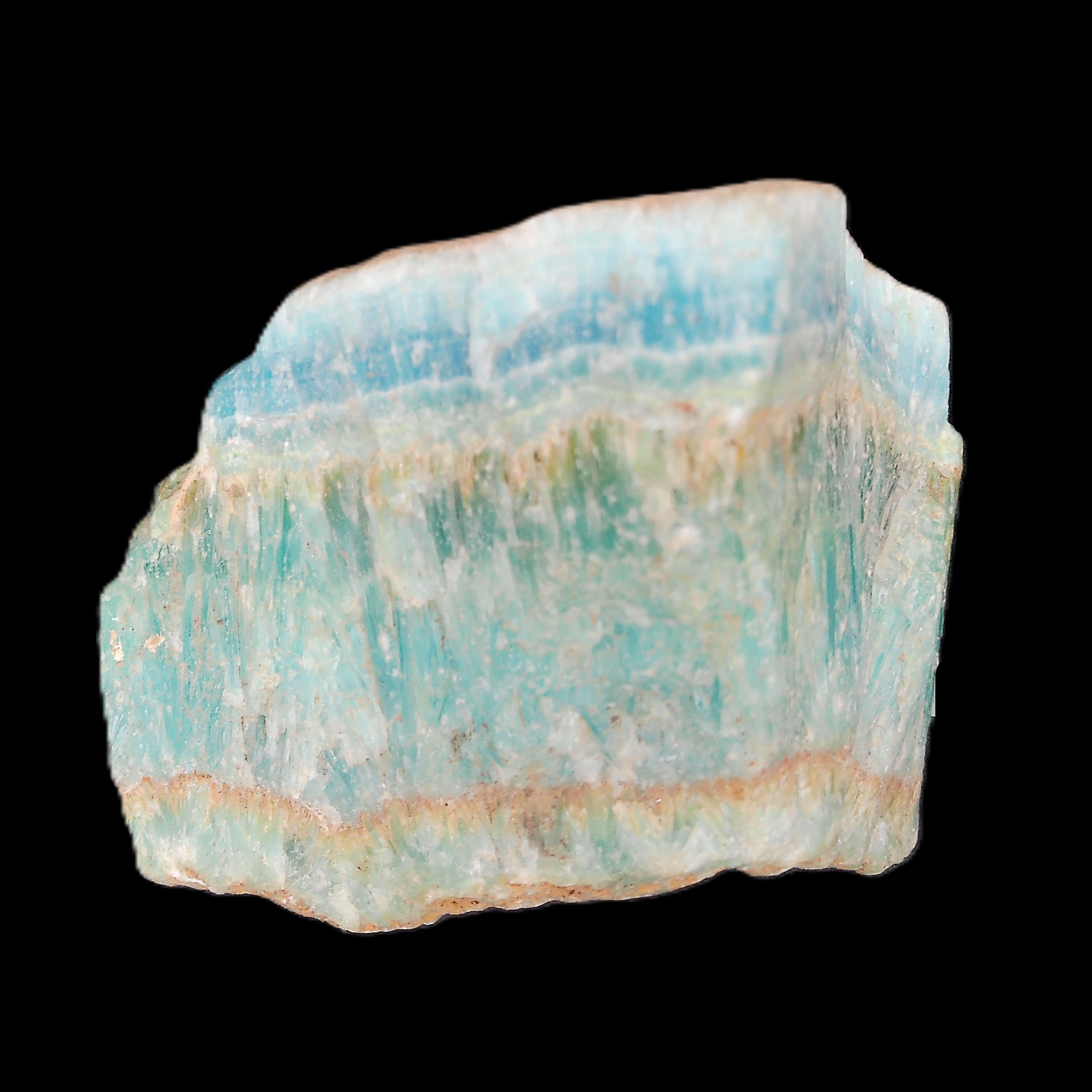 Awesome Blue Aragonite 100*83*71mm 1035g in sunlight - Rocks and Things Store