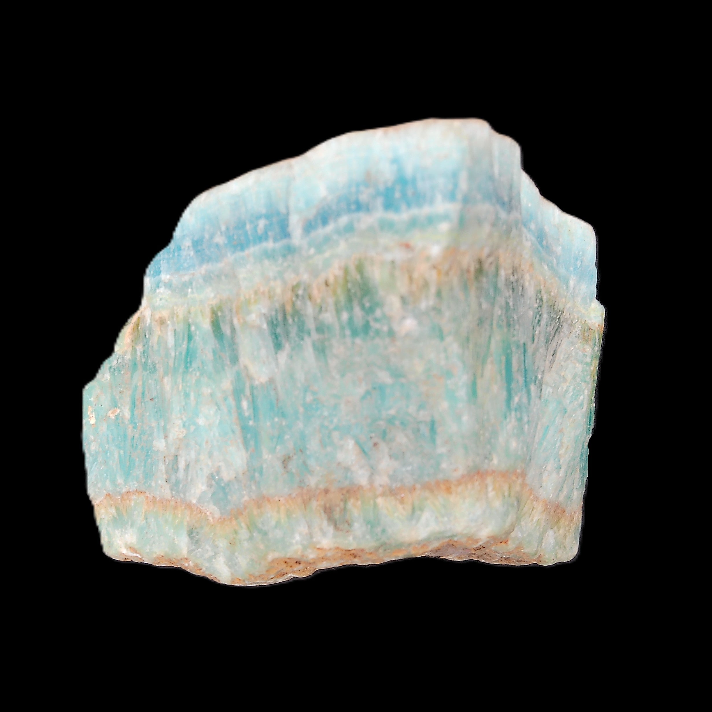 Awesome Blue Aragonite 100*83*71mm 1035g in sunlight - Rocks and Things Store