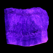 Blue Aragonite stalactite specimen 108*69*84mm 824g in UV light - Rocks and Things Store