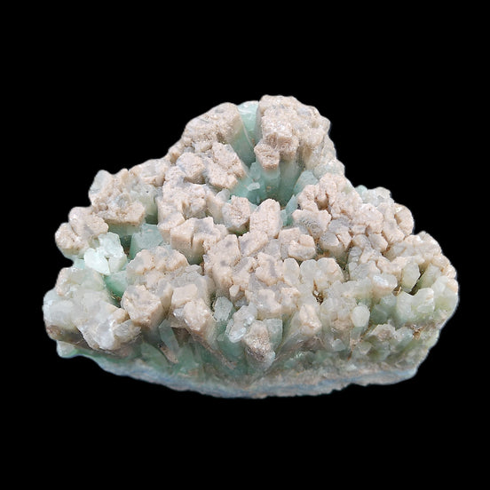 Green Aragonite stalactite specimen 108*69*84mm 824g in sunlight - Rocks and Things Store