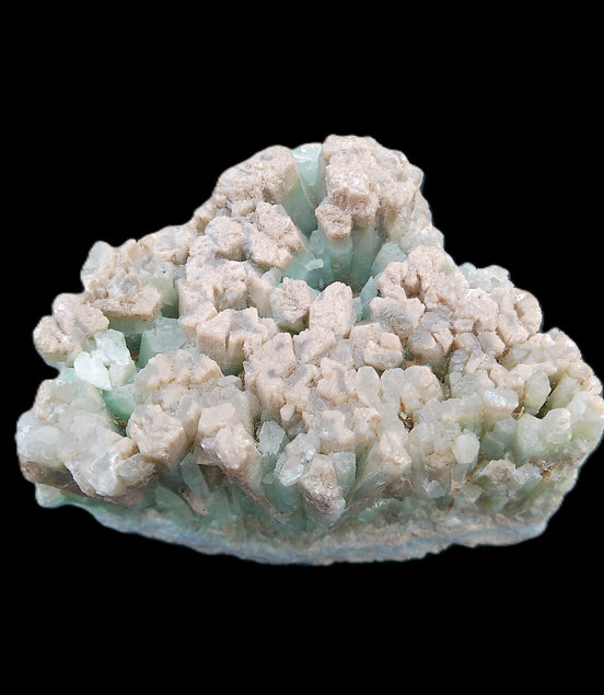 Blue Aragonite stalactite specimen 108*69*84mm 824g in sunlight - Rocks and Things Store
