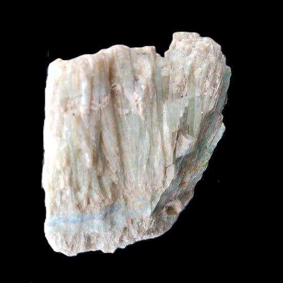 Green Aragonite stalactite specimen 108*69*84mm 824g in sunlight - Rocks and Things Store