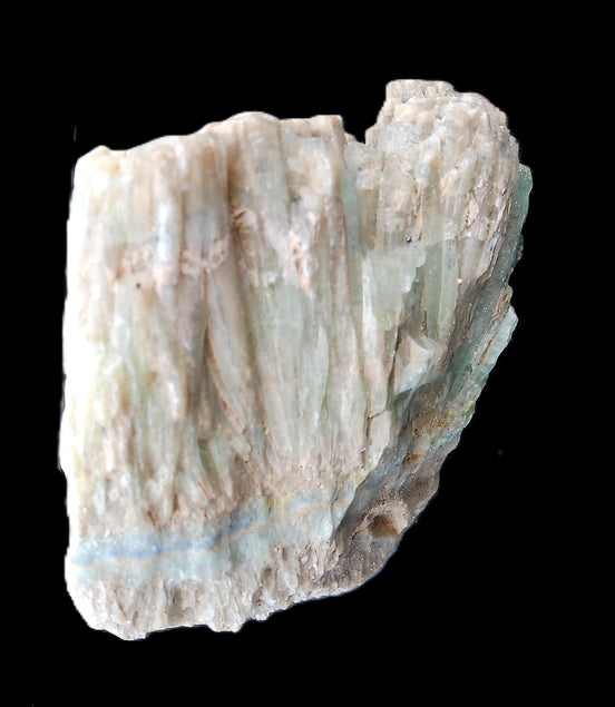 Blue Aragonite stalactite specimen 108*69*84mm 824g in sunlight - Rocks and Things Store