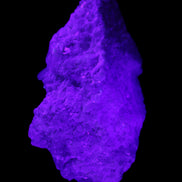 Green and Pink Tourmaline, Feldspar, Lepidolite and Clear Quartz 120*65*65mm 509g in UV light - Rocks and Things Store