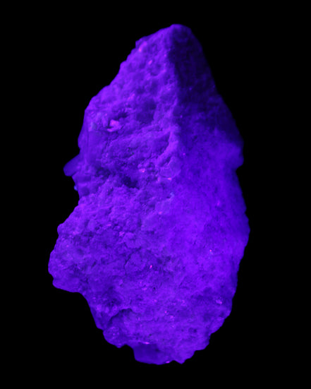 Green and Pink Tourmaline, Feldspar, Lepidolite and Clear Quartz 120*65*65mm 509g in UV light - Rocks and Things Store