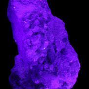 Green and Pink Tourmaline, Feldspar, Lepidolite and Clear Quartz 120*65*65mm 509g in UV light - Rocks and Things Store