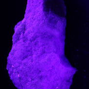 Green and Pink Tourmaline, Feldspar, Lepidolite and Clear Quartz 120*65*65mm 509g in UV light - Rocks and Things Store