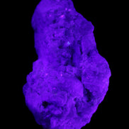 Green and Pink Tourmaline, Feldspar, Lepidolite and Clear Quartz 120*65*65mm 509g in UV light - Rocks and Things Store