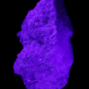 Green and Pink Tourmaline, Feldspar, Lepidolite and Clear Quartz 120*65*65mm 509g in UV light - Rocks and Things Store