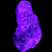 Green and Pink Tourmaline, Feldspar, Lepidolite and Clear Quartz 120*65*65mm 509g in UV light - Rocks and Things Store