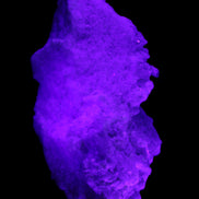 Green and Pink Tourmaline, Feldspar, Lepidolite and Clear Quartz 120*65*65mm 509g in UV light - Rocks and Things Store