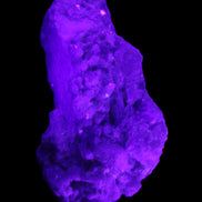 Green and Pink Tourmaline, Feldspar, Lepidolite and Clear Quartz 120*65*65mm 509g in UV light - Rocks and Things Store